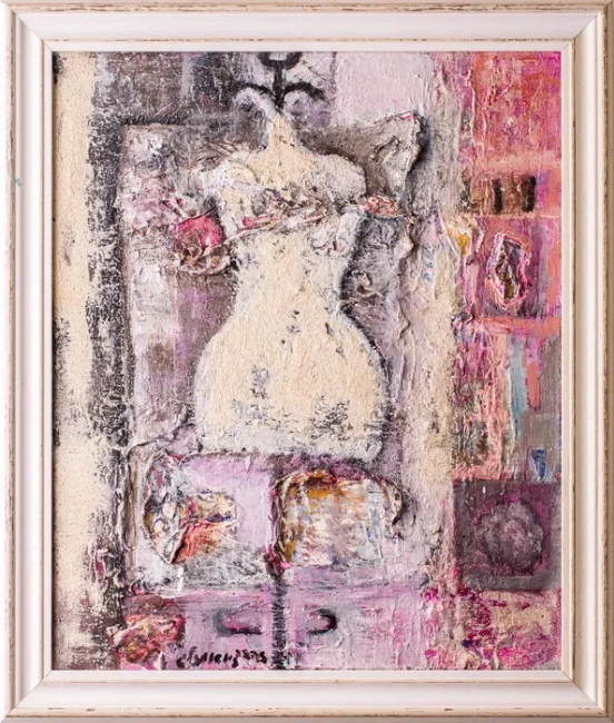 " בובת דיגום " | קולאג' ממוסגר 45/55