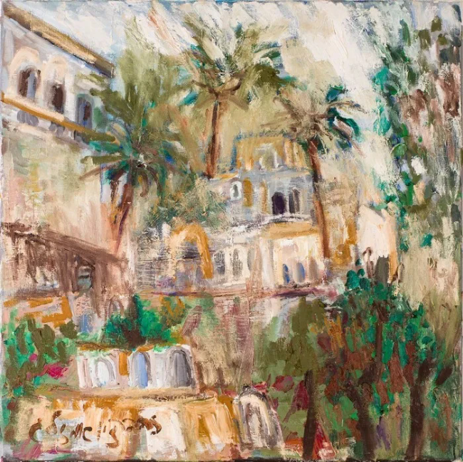 " בת גלים, חיפה " | שמן על בד 50/50